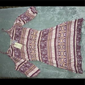 Mini off the shoulder comfort dress